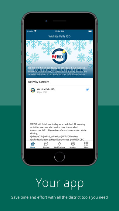 Emulate iPhone app Wichita Falls ISD using MyAndroid Emulate iPhone app Wichita Falls ISD using MyAndroid