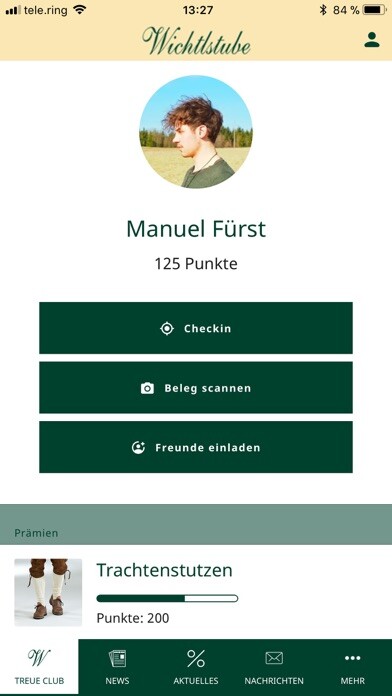 Emulate iPhone app Wichtlstube using MyAndroid