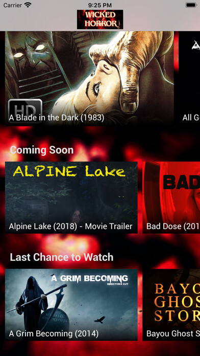 Emulate iPhone app Wicked Horror TV using MyAndroid Emulate iPhone app Wicked Horror TV using MyAndroid