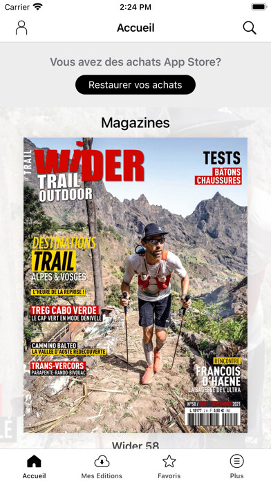 Emulate iPhone app Wider Magazine using MyAndroid