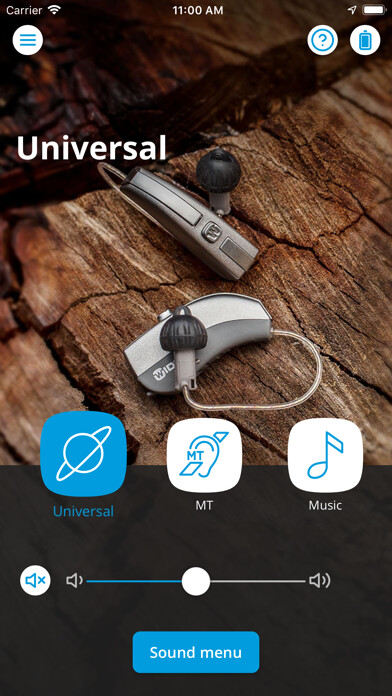 Emulate iPhone app WIDEX EVOKE using MyAndroid Emulate iPhone app WIDEX EVOKE using MyAndroid