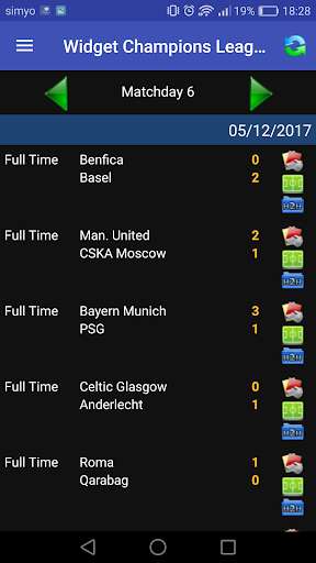 Run android online APK Widget Champions League from MyAndroid or emulate Widget Champions League using MyAndroid