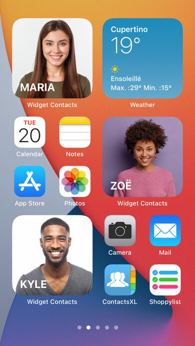 Emulate iPhone app Widget Contacts using MyAndroid Emulate iPhone app Widget Contacts using MyAndroid