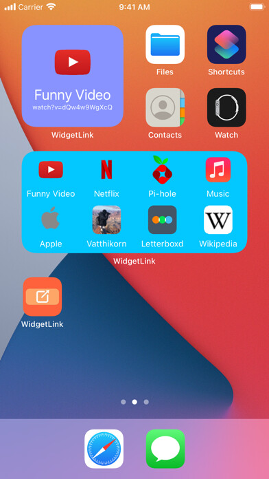Emulate iPhone app WidgetLink using MyAndroid Emulate iPhone app WidgetLink using MyAndroid