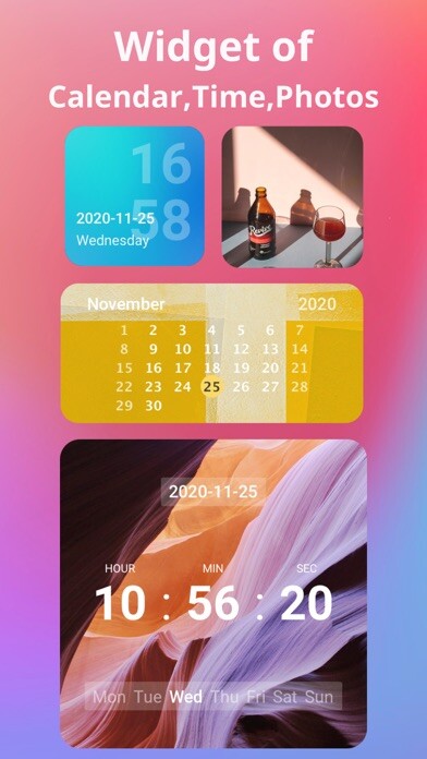 Emulate iPhone app Widgets: Calendar&Clock&Date using MyAndroid Emulate iPhone app Widgets: Calendar&Clock&Date using MyAndroid