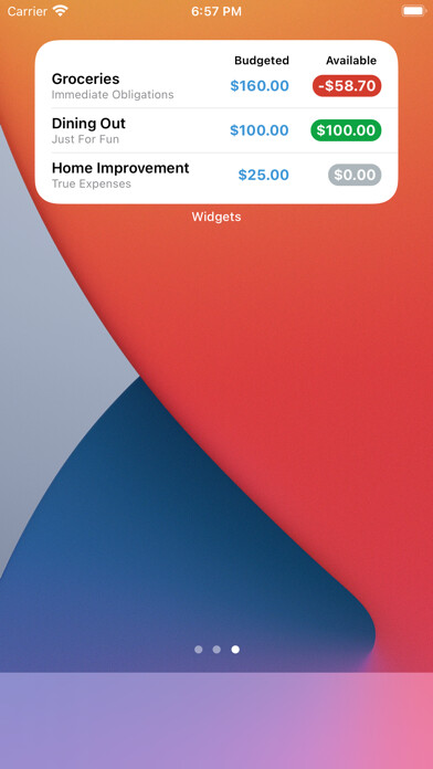 Emulate iPhone app Widgets for YNAB using MyAndroid Emulate iPhone app Widgets for YNAB using MyAndroid