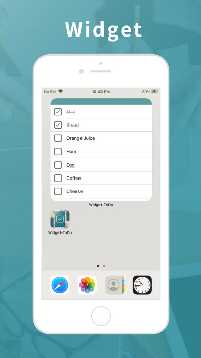 Emulate iPhone app Widget-ToDo using MyAndroid Emulate iPhone app Widget-ToDo using MyAndroid