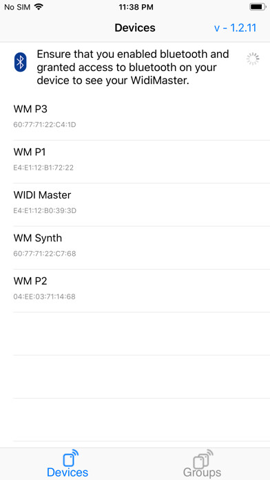 Emulate iPhone app WIDI App using MyAndroid