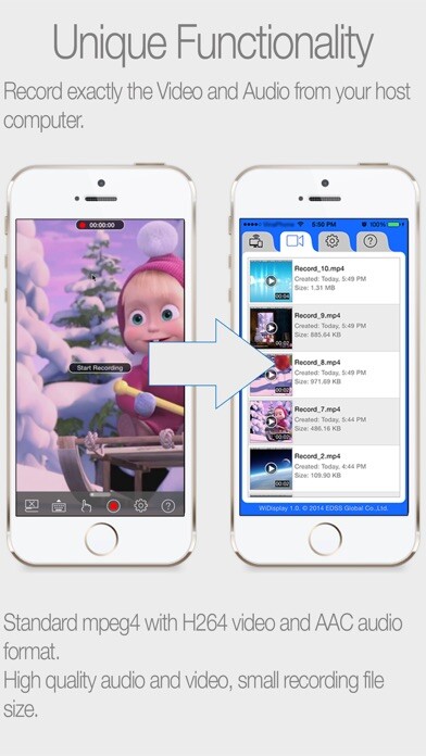 Emulate iPhone app Wi Display Lite using MyAndroid Emulate iPhone app Wi Display Lite using MyAndroid