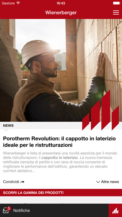 Emulate iPhone app Wienerberger Catalogo using MyAndroid Emulate iPhone app Wienerberger Catalogo using MyAndroid