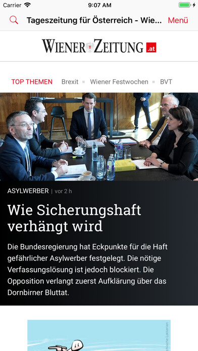 Emulate iPhone app Wiener Zeitung - WZ Mobile using MyAndroid Emulate iPhone app Wiener Zeitung - WZ Mobile using MyAndroid