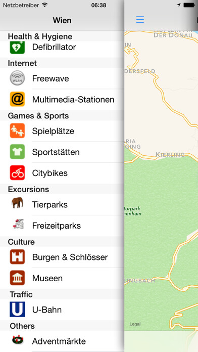 Emulate iPhone app WienGuide using MyAndroid Emulate iPhone app WienGuide using MyAndroid