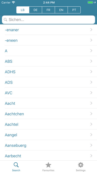 Emulate iPhone app Wierderbuch using MyAndroid Emulate iPhone app Wierderbuch using MyAndroid
