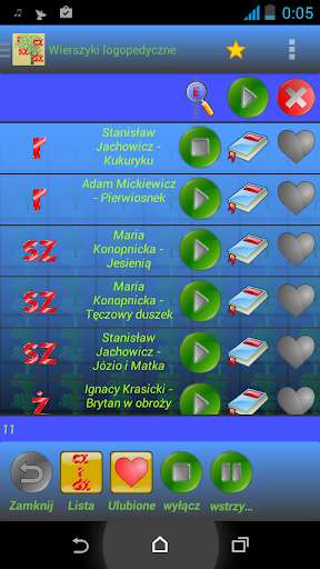 Run android online APK Wierszyki logopedyczne from MyAndroid or emulate Wierszyki logopedyczne using MyAndroid