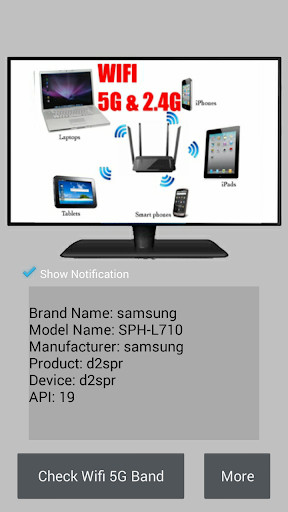 Run android online APK WiFi 5G from MyAndroid or emulate WiFi 5G using MyAndroid