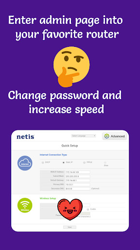 Run android online APK Wifi Admin: Router admin password Setup Free from MyAndroid or emulate Wifi Admin: Router admin password Setup Free using MyAndroid