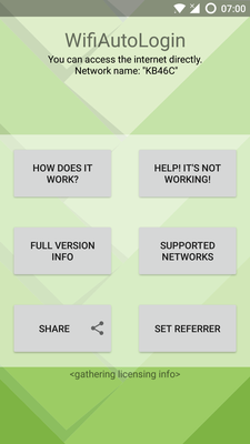 Emulate Android APK WifiAutoLogin (Netherlands)