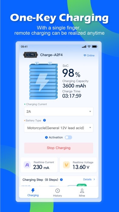 Emulate iPhone app Wi-Fi Battery Charger using MyAndroid