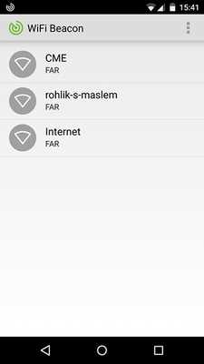 Emulate Android APK WiFi beacon demo Emulate Android APK WiFi beacon demo