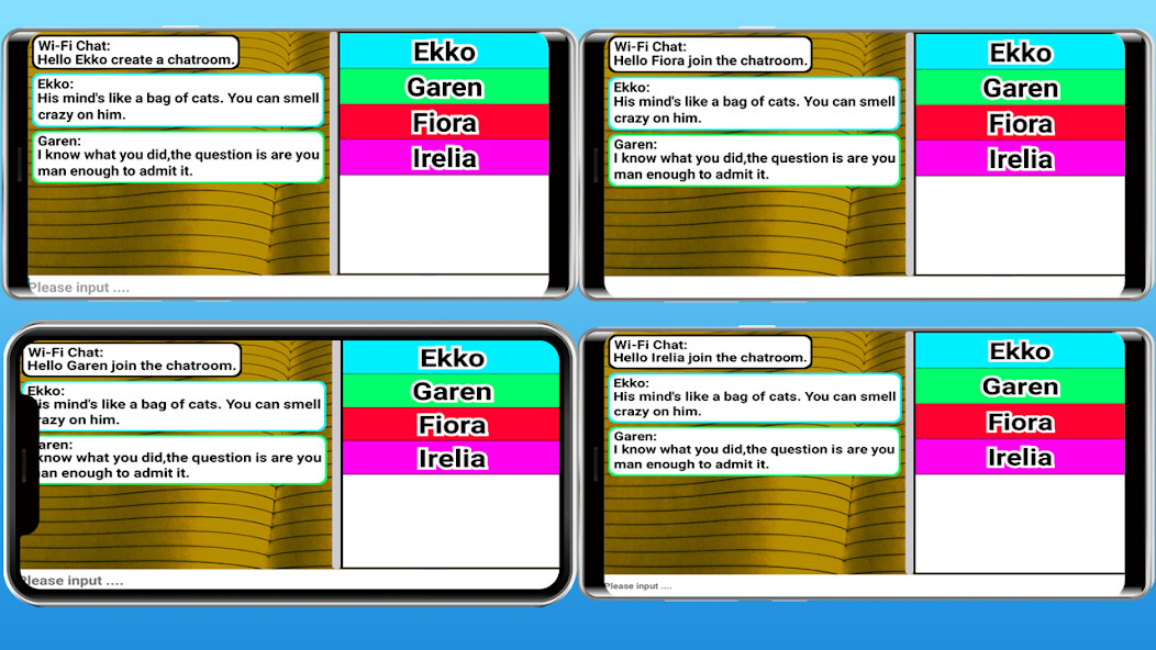 Emulate Android APK WiFi Chat Emulate Android APK WiFi Chat