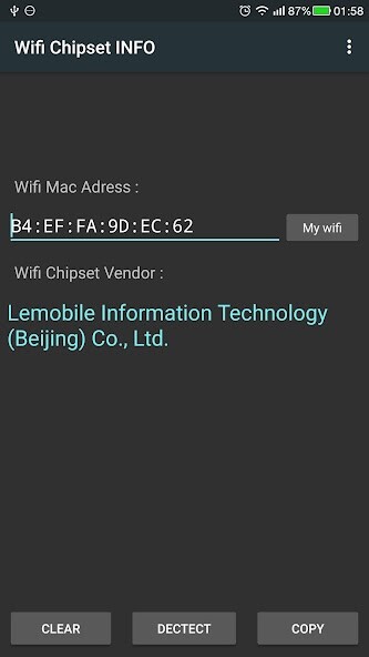 Run android online APK WiFi Chipset INFO from MyAndroid or emulate WiFi Chipset INFO using MyAndroid Run android online APK WiFi Chipset INFO from MyAndroid or emulate WiFi Chipset INFO using MyAndroid