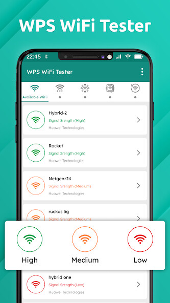 Emulate Android APK Wi-Fi Connection Analyzer