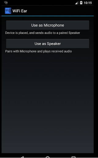 Run android online APK WiFi Ear from MyAndroid or emulate WiFi Ear using MyAndroid Run android online APK WiFi Ear from MyAndroid or emulate WiFi Ear using MyAndroid
