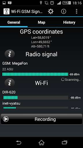 Emulate Android APK Wi-Fi GSM Signals Tracker Emulate Android APK Wi-Fi GSM Signals Tracker