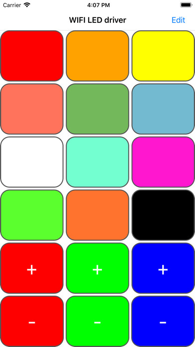 Emulate iPhone app Wifi Led Driver using MyAndroid Emulate iPhone app Wifi Led Driver using MyAndroid