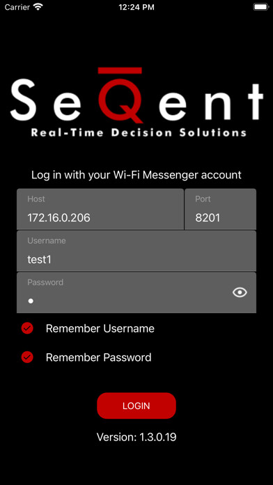 Emulate iPhone app Wi-Fi Messenger Client using MyAndroid