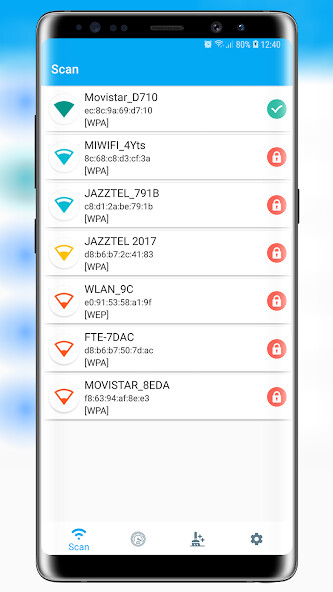 Run android online APK Wifi Password Key Generator from MyAndroid or emulate Wifi Password Key Generator using MyAndroid