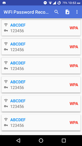 Run android online APK WiFi Password Recovery 2017 from MyAndroid or emulate WiFi Password Recovery 2017 using MyAndroid Run android online APK WiFi Password Recovery 2017 from MyAndroid or emulate WiFi Password Recovery 2017 using MyAndroid