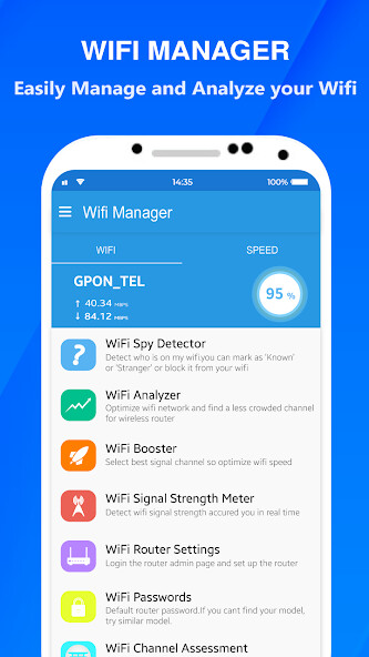 Run android online APK WiFi Passwords - WiFi Master from MyAndroid or emulate WiFi Passwords - WiFi Master using MyAndroid
