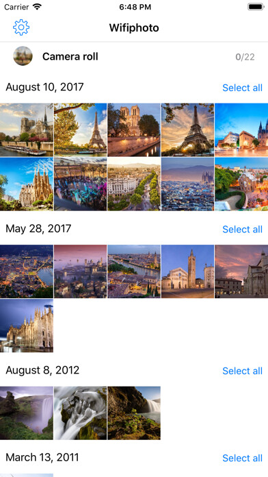 Emulate iPhone app WiFiPhoto using MyAndroid