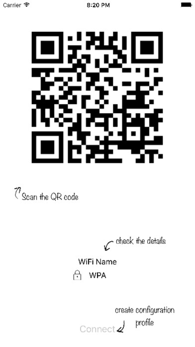Emulate iPhone app WiFiQonnector using MyAndroid