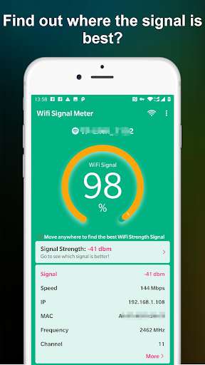 Run android online APK WiFi Signal Strength Meter Pro from MyAndroid or emulate WiFi Signal Strength Meter Pro using MyAndroid
