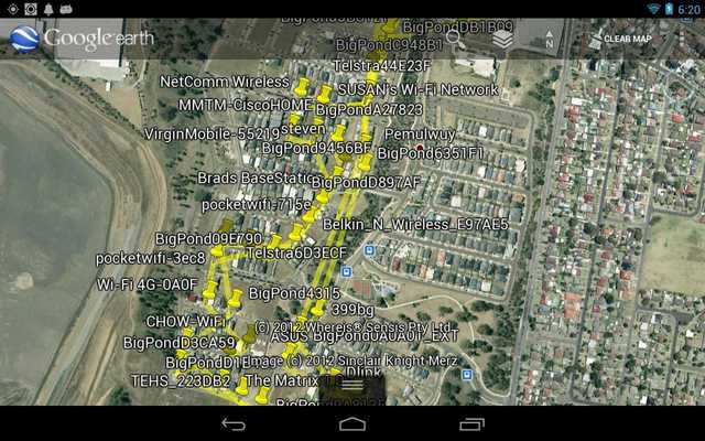 Emulate Android APK Wifi Stalker