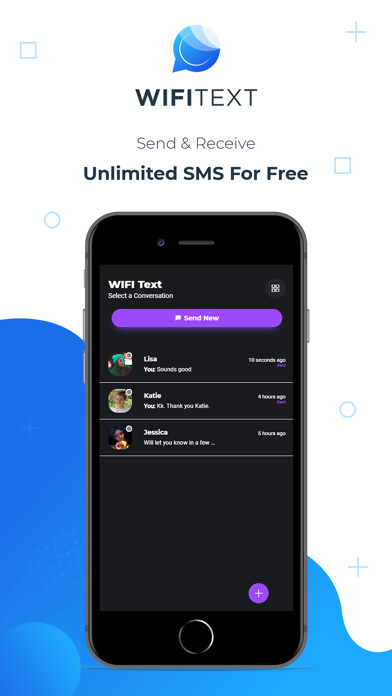 Emulate iPhone app WiFi Text - Send & Receive SMS using MyAndroid