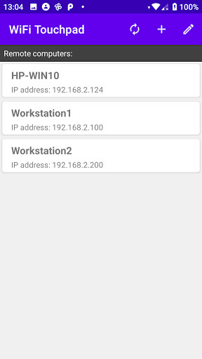 Emulate Android APK WiFi Touchpad Emulate Android APK WiFi Touchpad