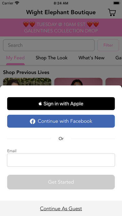 Emulate iPhone app Wight Elephant Boutique using MyAndroid Emulate iPhone app Wight Elephant Boutique using MyAndroid