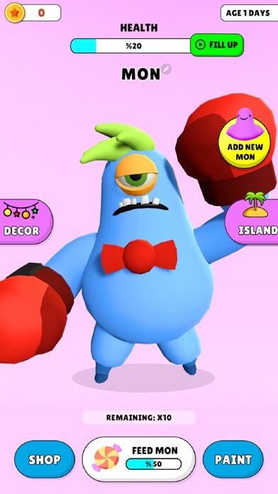 Emulate iPhone app Wigimon using MyAndroid