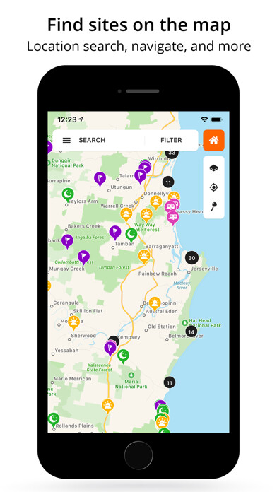 Emulate iPhone app WikiCamps Australia using MyAndroid Emulate iPhone app WikiCamps Australia using MyAndroid