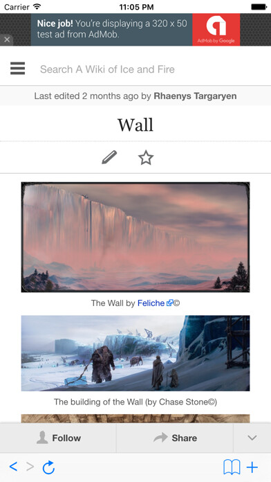 Emulate iPhone app Wiki for Game of Thrones using MyAndroid Emulate iPhone app Wiki for Game of Thrones using MyAndroid