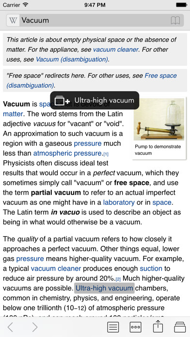 Emulate iPhone app Wikipanion Plus using MyAndroid Emulate iPhone app Wikipanion Plus using MyAndroid