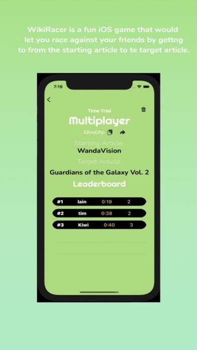 Emulate iPhone app WikiRacer Game using MyAndroid Emulate iPhone app WikiRacer Game using MyAndroid