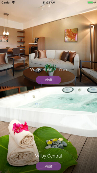 Emulate iPhone app Wilby Residences using MyAndroid