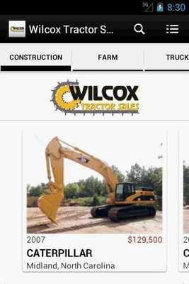 Emulate Android APK Wilcox Tractor Sales