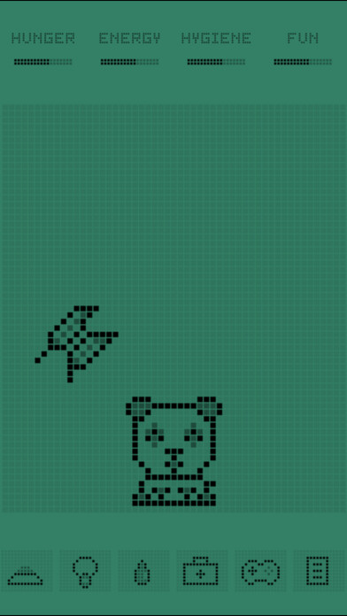 Emulate iPhone app Wildagotchi: Virtual Pet using MyAndroid