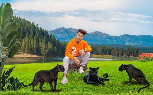 Run android online APK Wild Animal Photo Editor: Photo Frames Banane Wala from MyAndroid or emulate Wild Animal Photo Editor: Photo Frames Banane Wala using MyAndroid