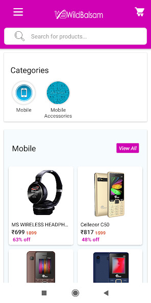 Run android online APK Wildbalsam from MyAndroid or emulate Wildbalsam using MyAndroid